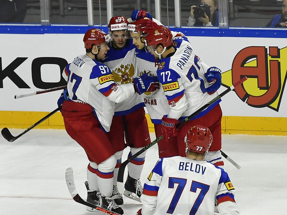 Radosť ruských hokejistov