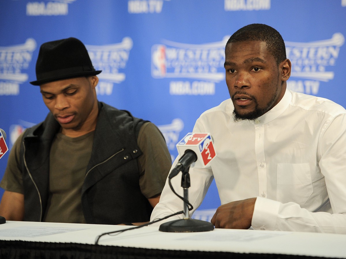 Russell Westbrook a Kevin Durant