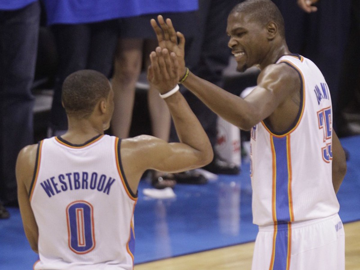 Russell Westbrook a Kevin Durant