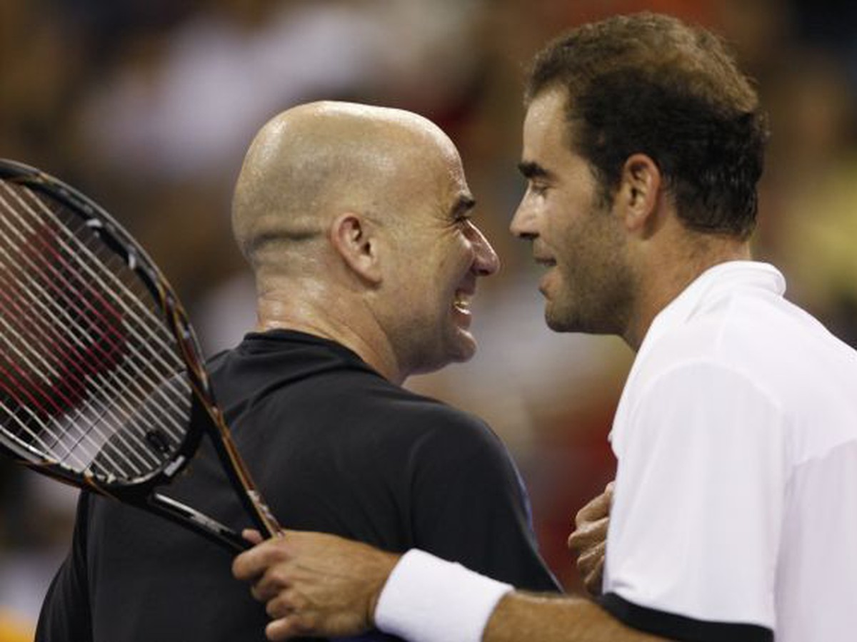 Andre Agassi a Pete Sampras 