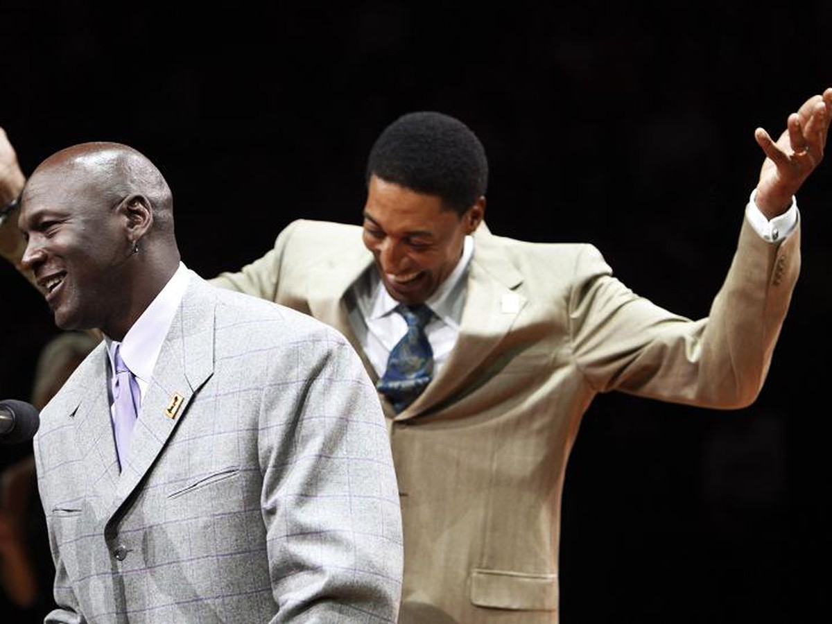 Scottie Pippen a Michael Jordan 