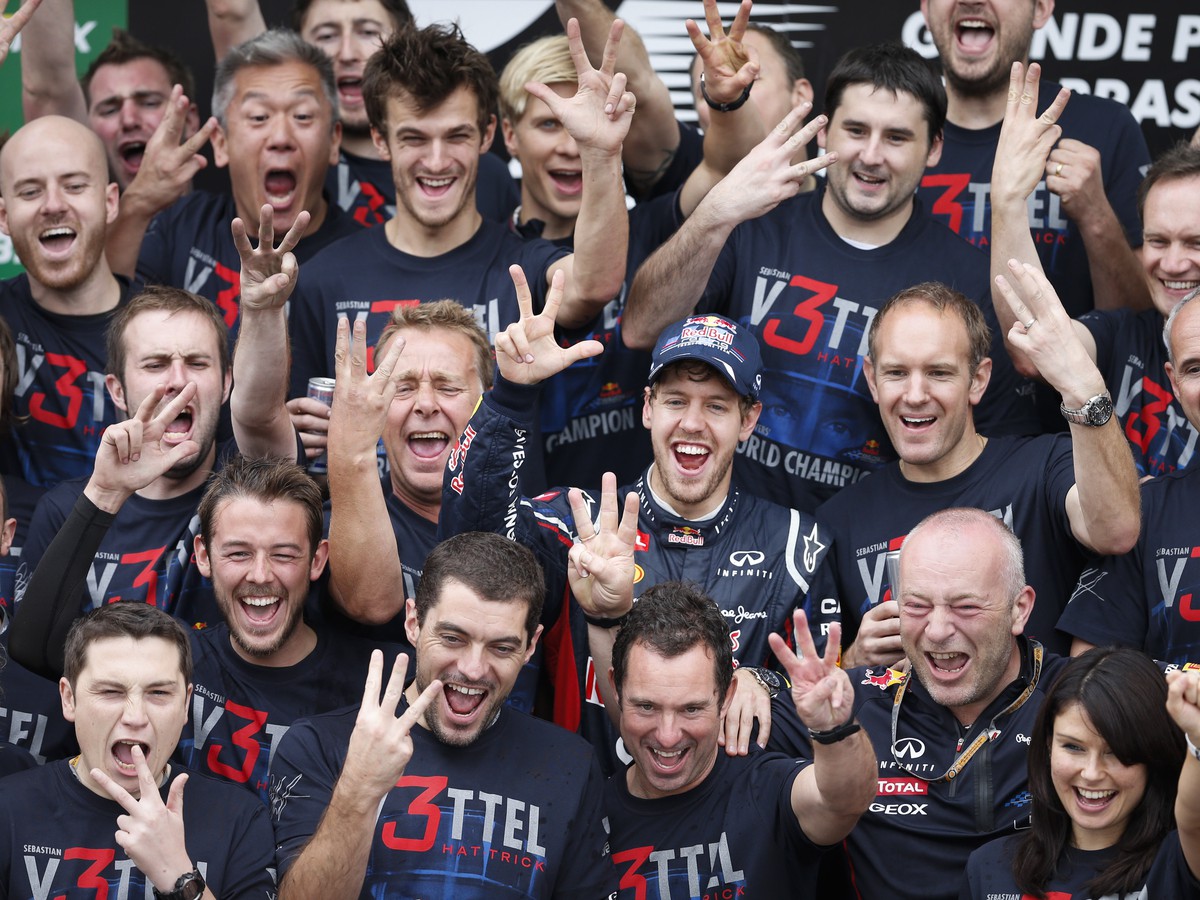 Vettel a jeho tím