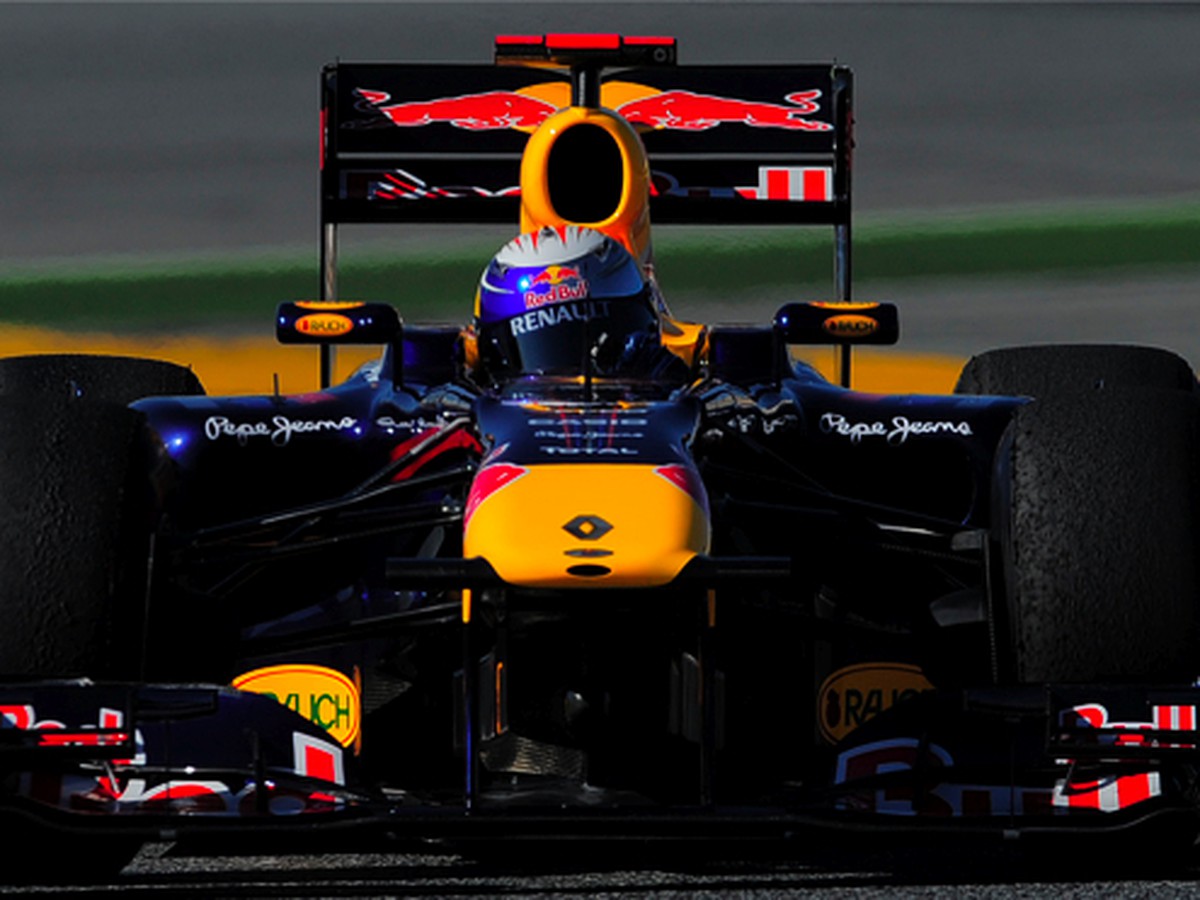 Sebastian Vettel počas tréningu
