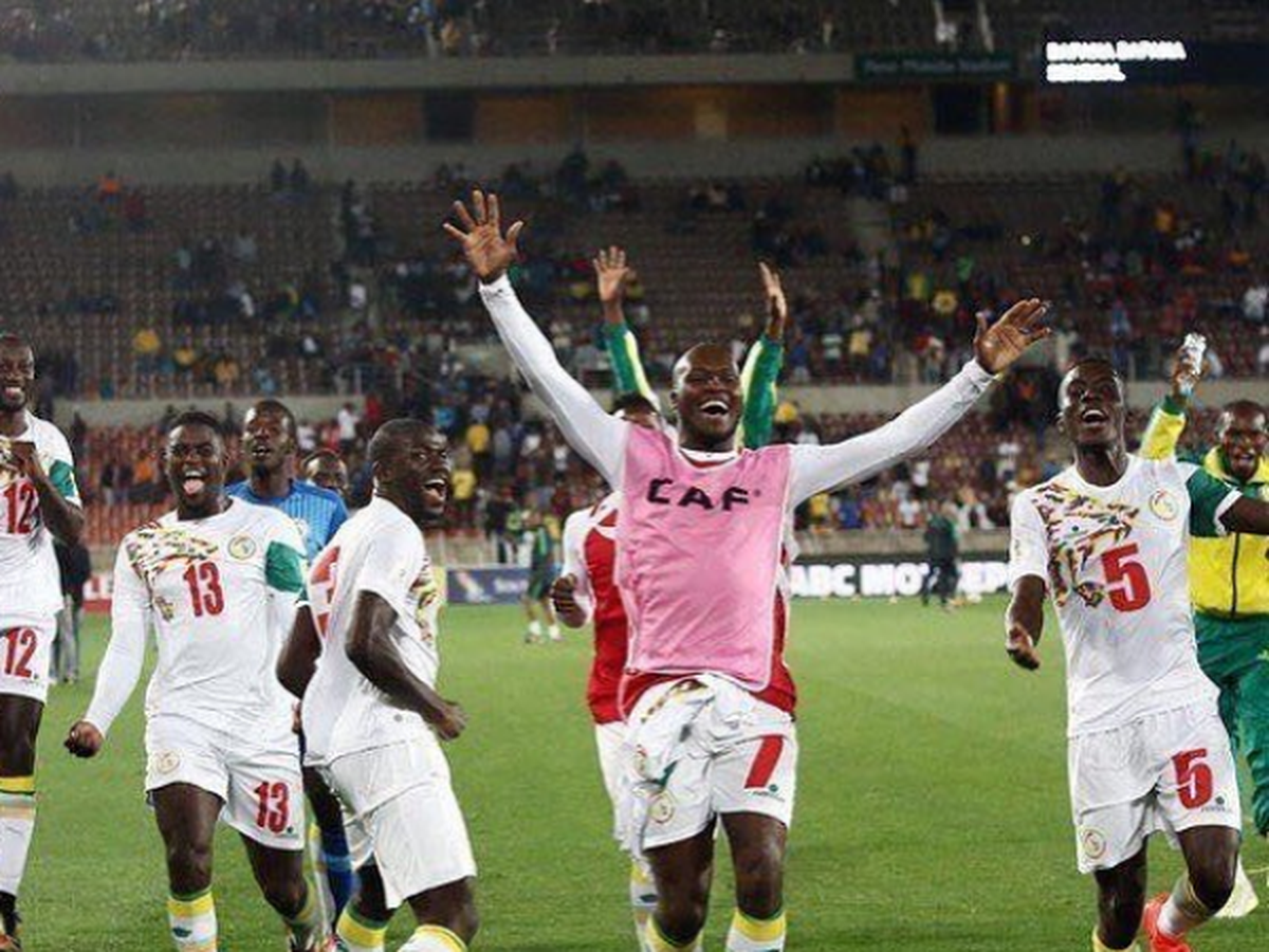 Postupové oslavy futbalistov Senegalu