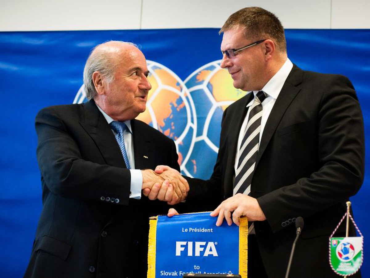 Sepp Blatter a Ján Kováčik