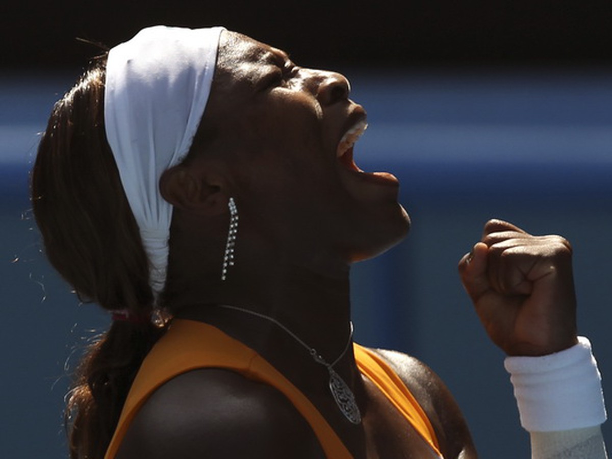 Serena Williamsová sa teší z postupu do finále Australian Open