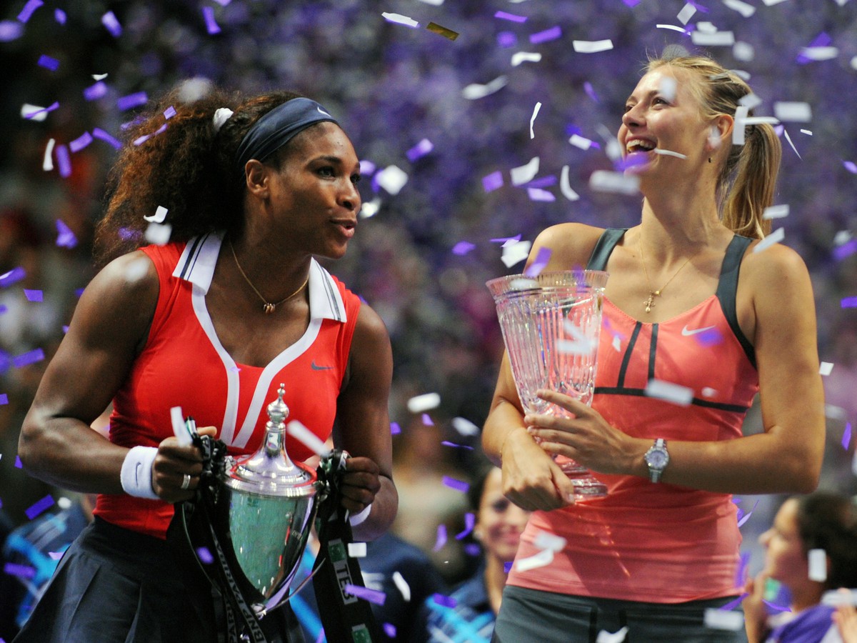 Serena Williamsová a Maria Šarapovová 