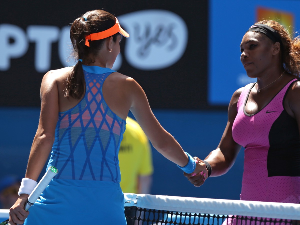 Ana Ivanovičová a Serena Williamsová