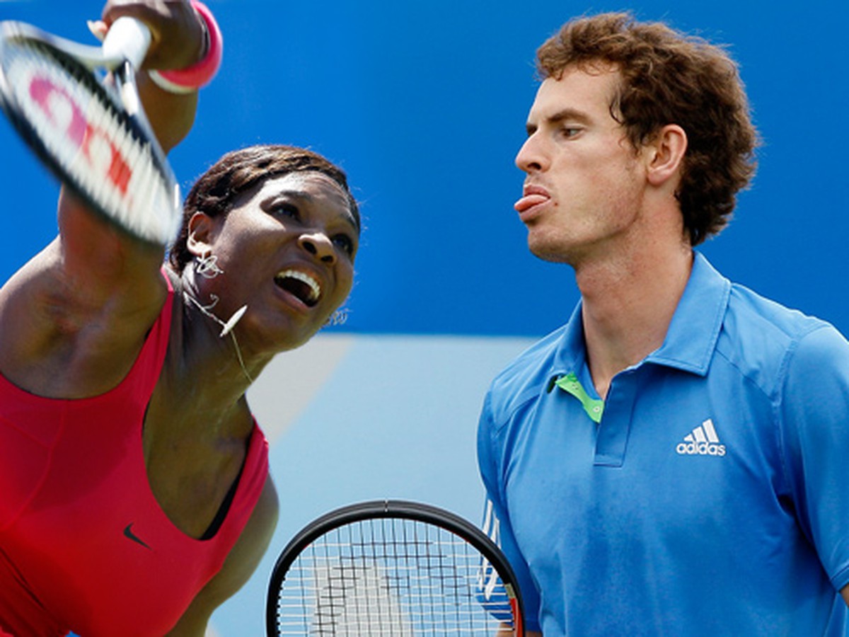 Serena Williamsová a Andy Murray