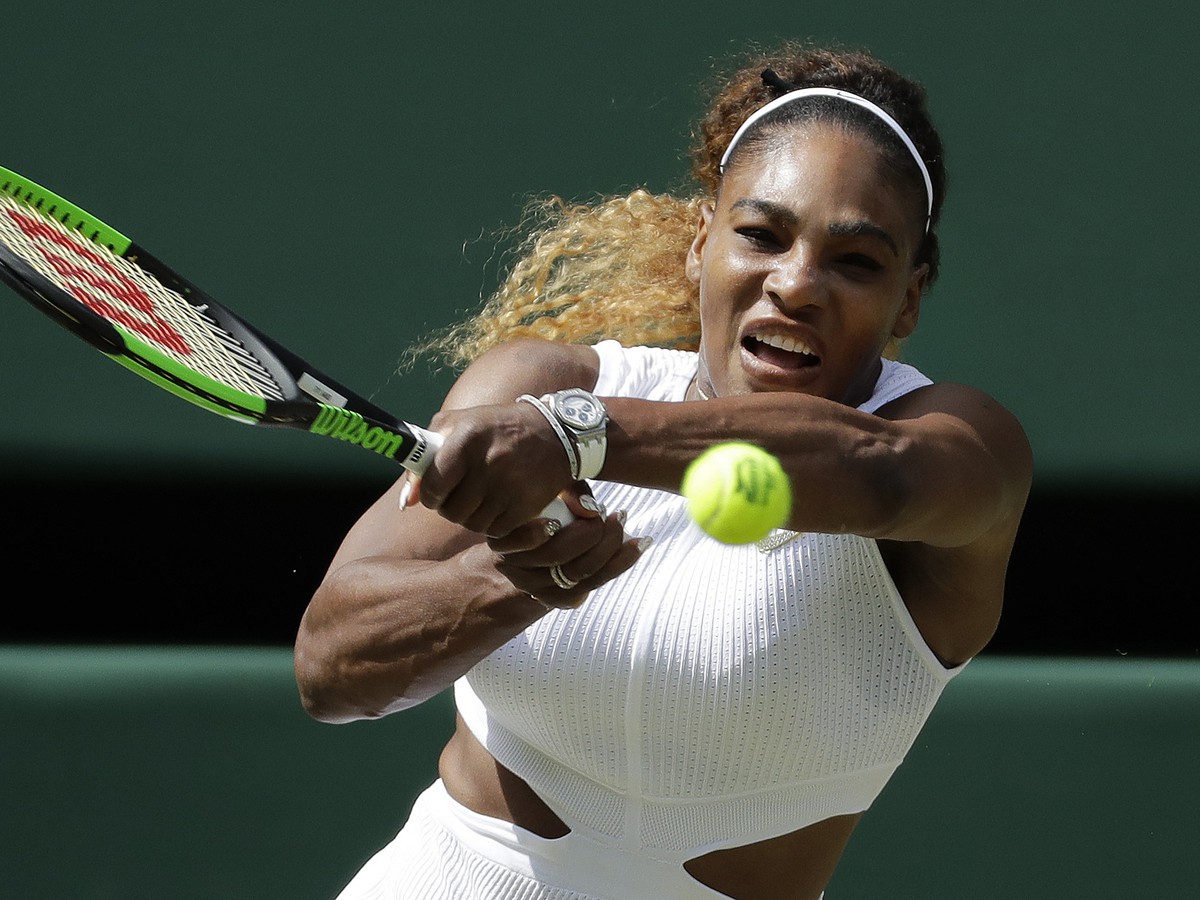 Serena Williamsov� v semifin�le Wimbledonu
