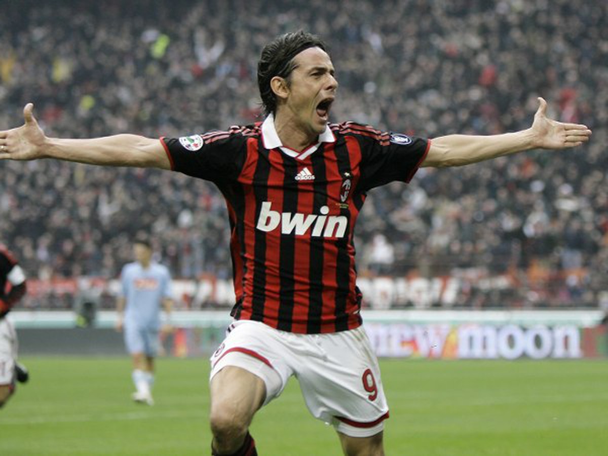 Filippo Inzaghi a jeho gólová radosť