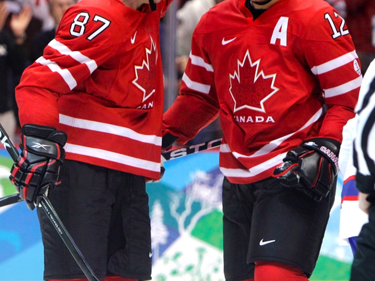 Sidney Crosby a Jarome Iginla