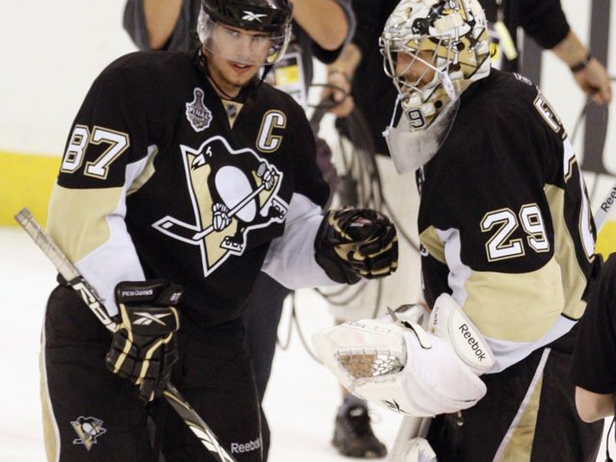 Sidney Crosby,Marc-Andre Fleury, 9. júna 2009
