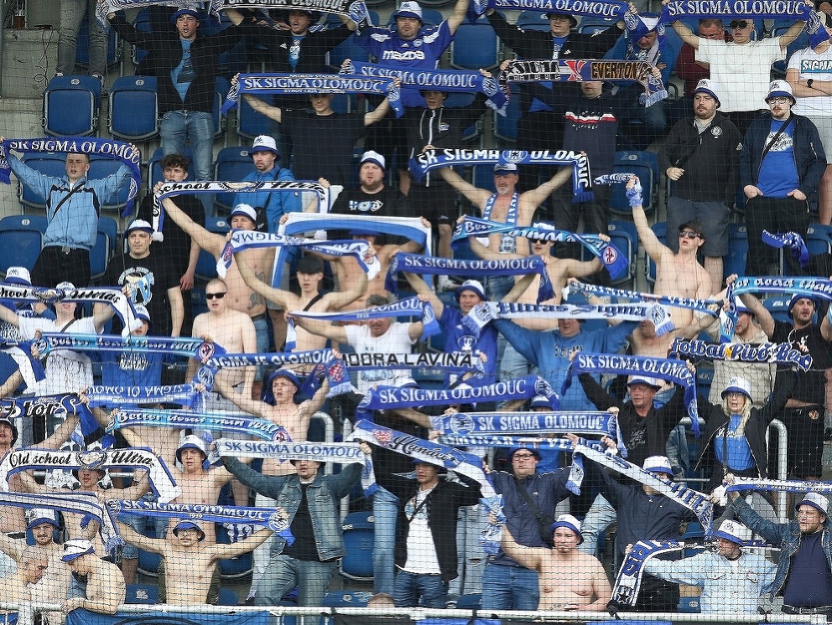 Fanúšikovia českého klubu SK Sigma Olomouc