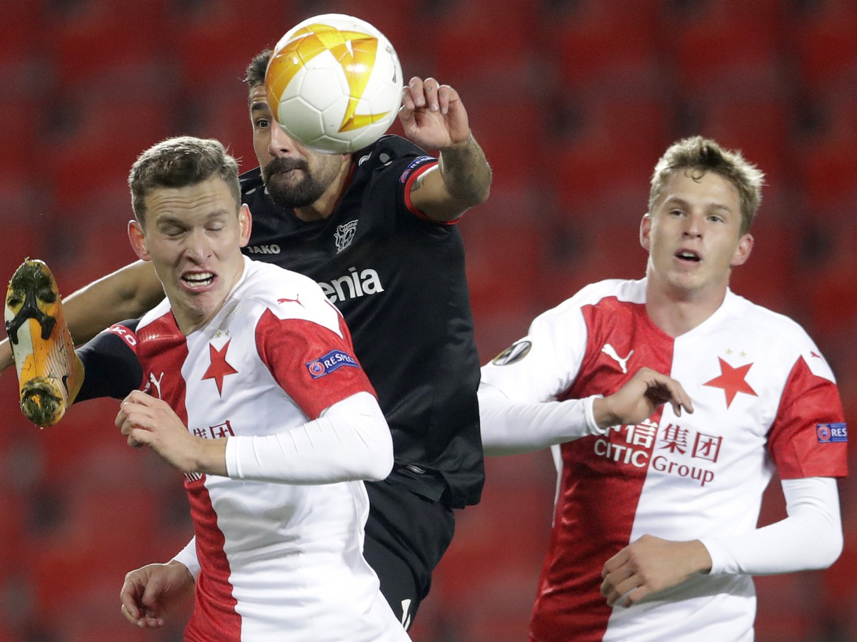 Slavia dokázala doma zdolať Leverkusen 1:0