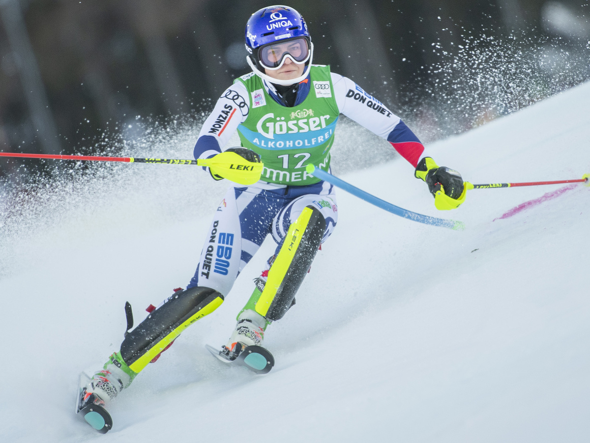 Na snímke slovenská lyžiarka Martina Dubovská