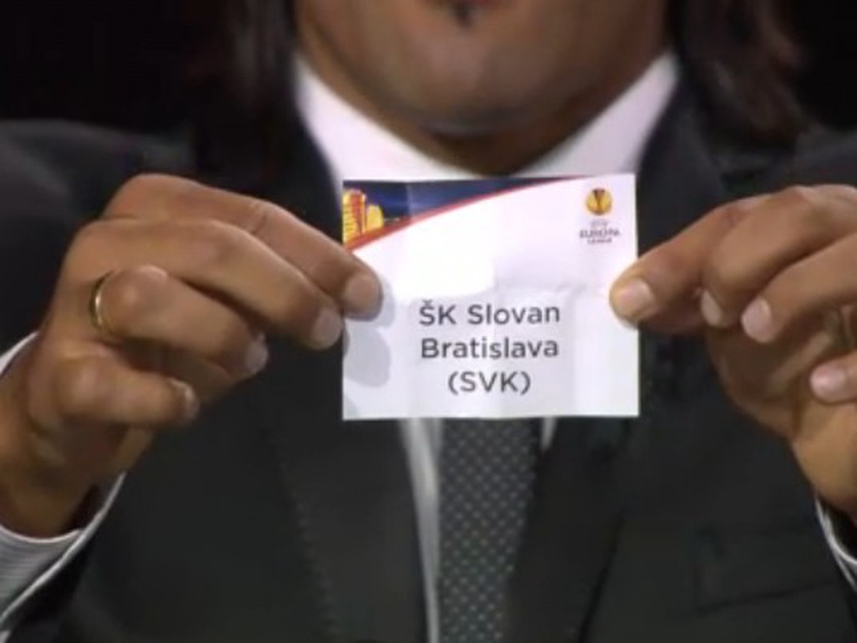 Falcao vyžreboval Slovan Bratislava do F skupiny