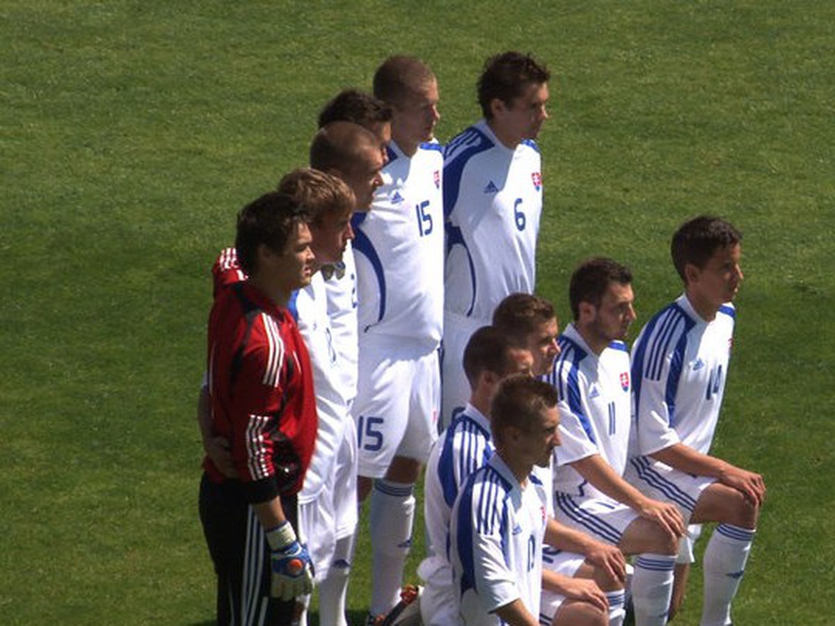 Mladí Slováci pred zápasom s Francúzskom