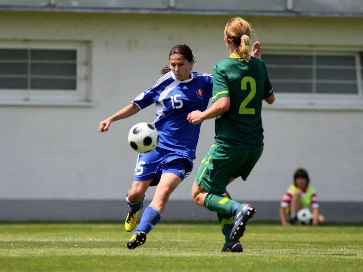 Lucia Šušková v zápase proti Slovinsku