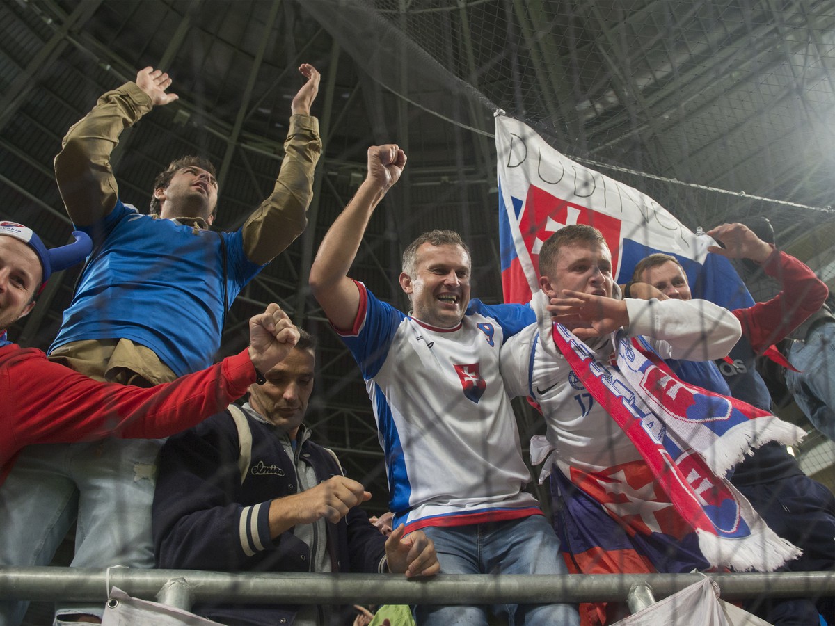 Slovenskí fanúšikovia v Budapešti
