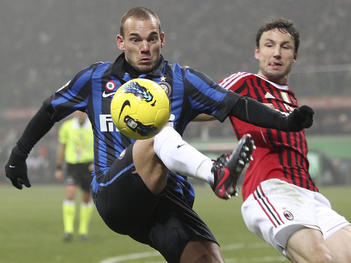 Wesley Sneijder a Mark Van Bommel
