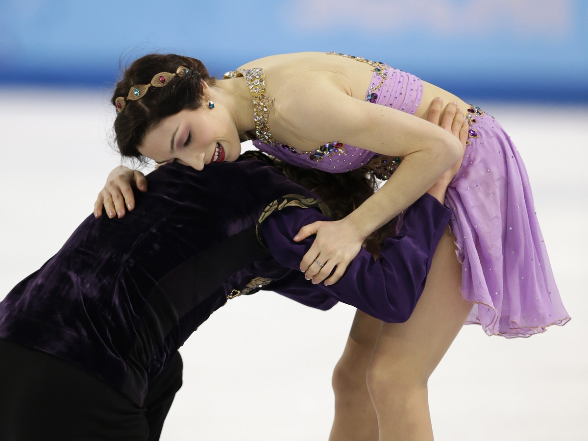 Zlatí v tancoch na ľade - Američania Meryl Davisová a Charlie White.