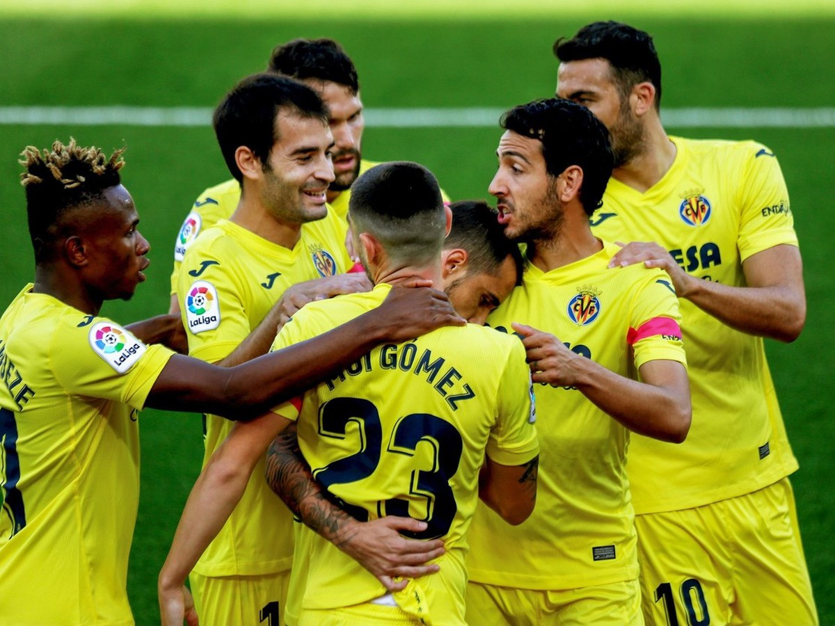 Gólové oslavy futbalistov Villarrealu