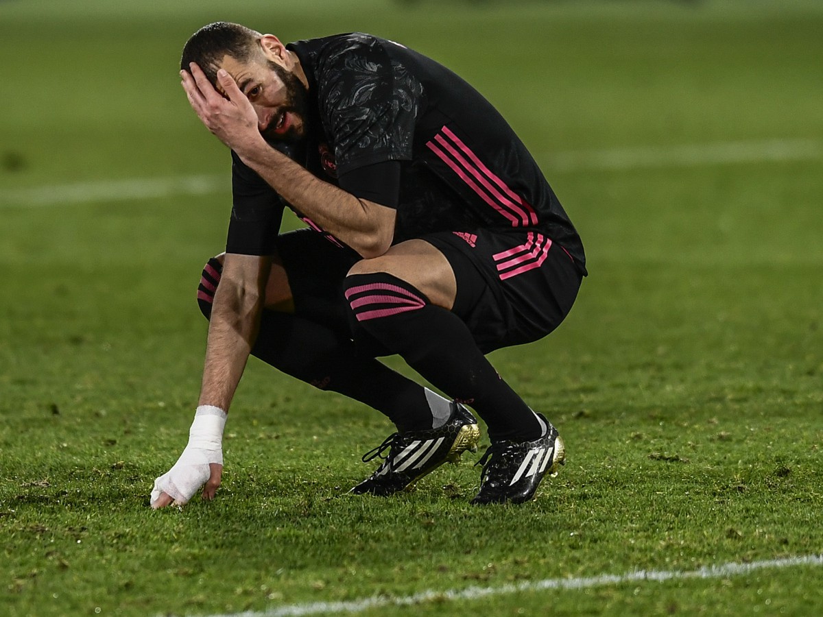 Frustrovaný Karim Benzema