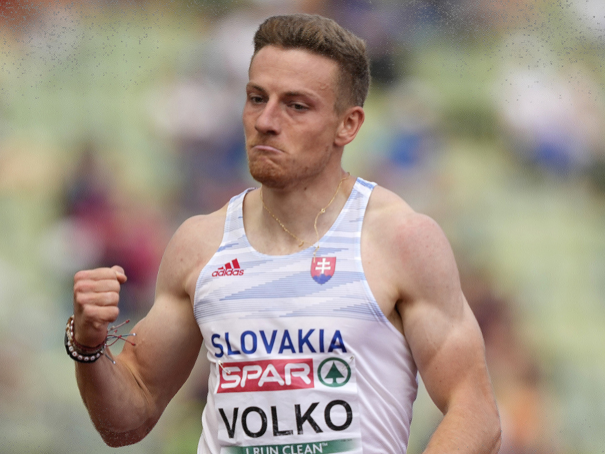 Slovenský šprintér Ján Volko 