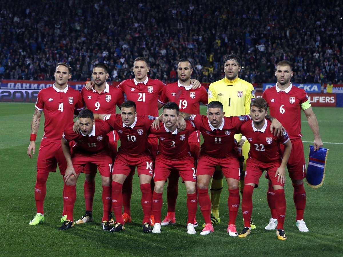 Hráči Srbska