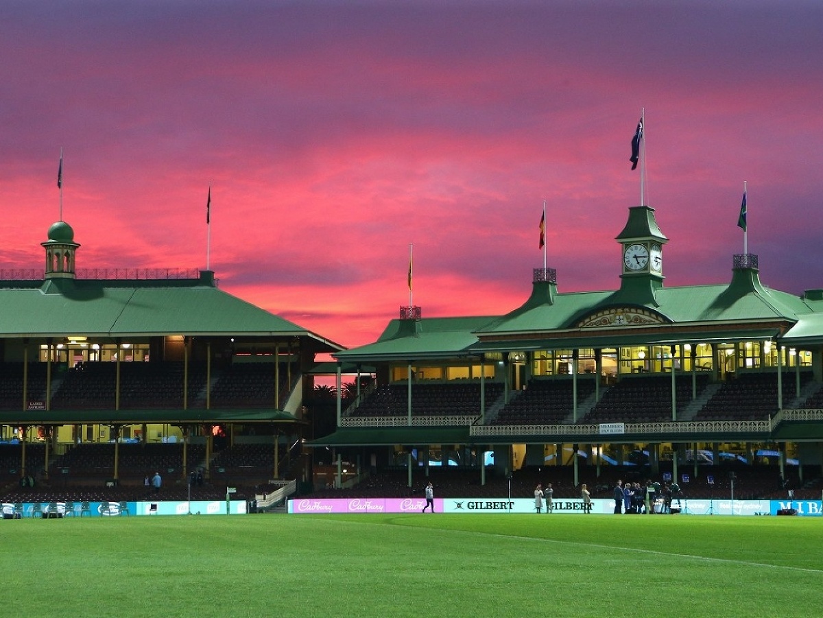 Pohľad na štadión v Sydney, kde proti sebe nastúpili domáca Austrália a Anglicko