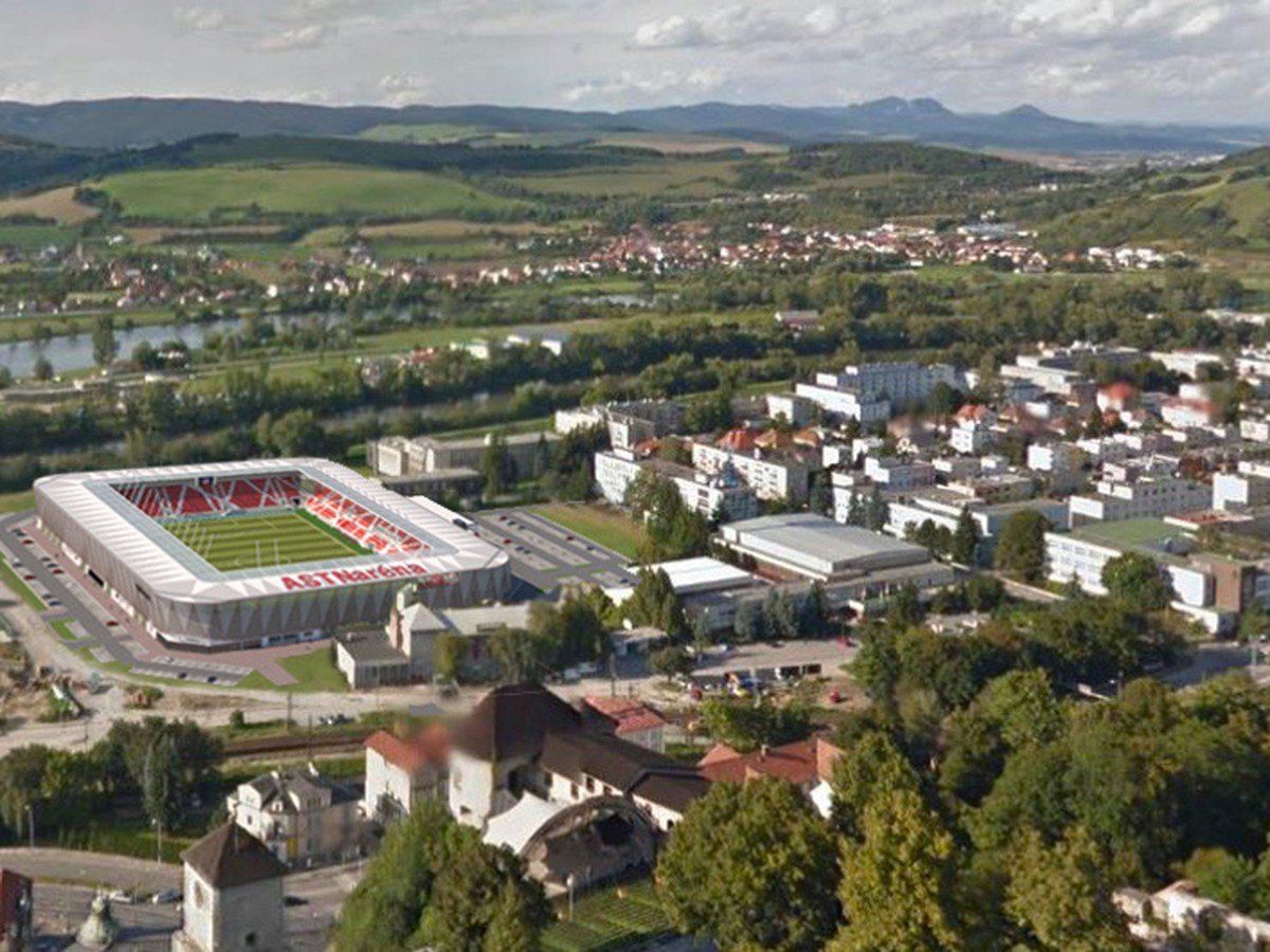 Finálna vizualizácia štadióna AS Trenčín