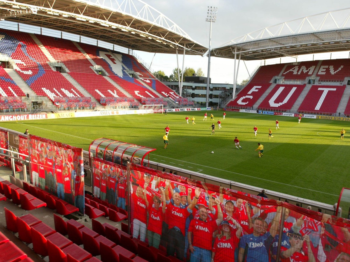 Prázdny štadión FC Utrecht