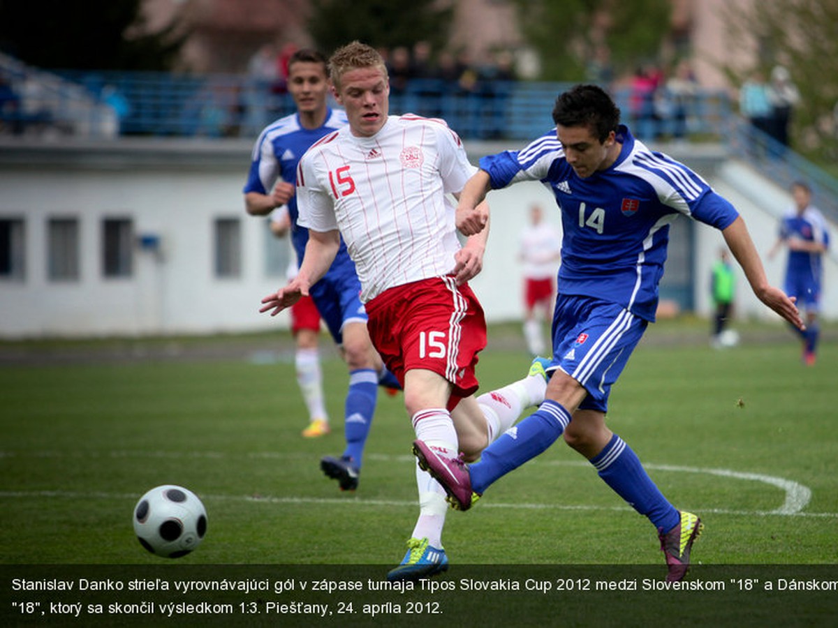 Stanislav Danko strieľa jediný slovenský gól
