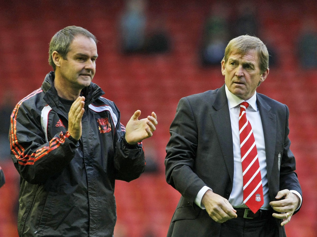 Steve Clarke (vľavo) a Kenny Dalglish