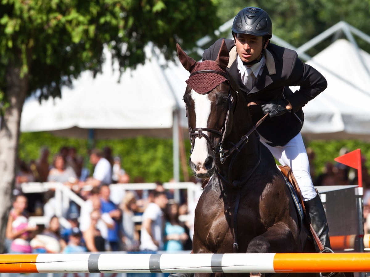 Steve Guerdat na koni Ferrari