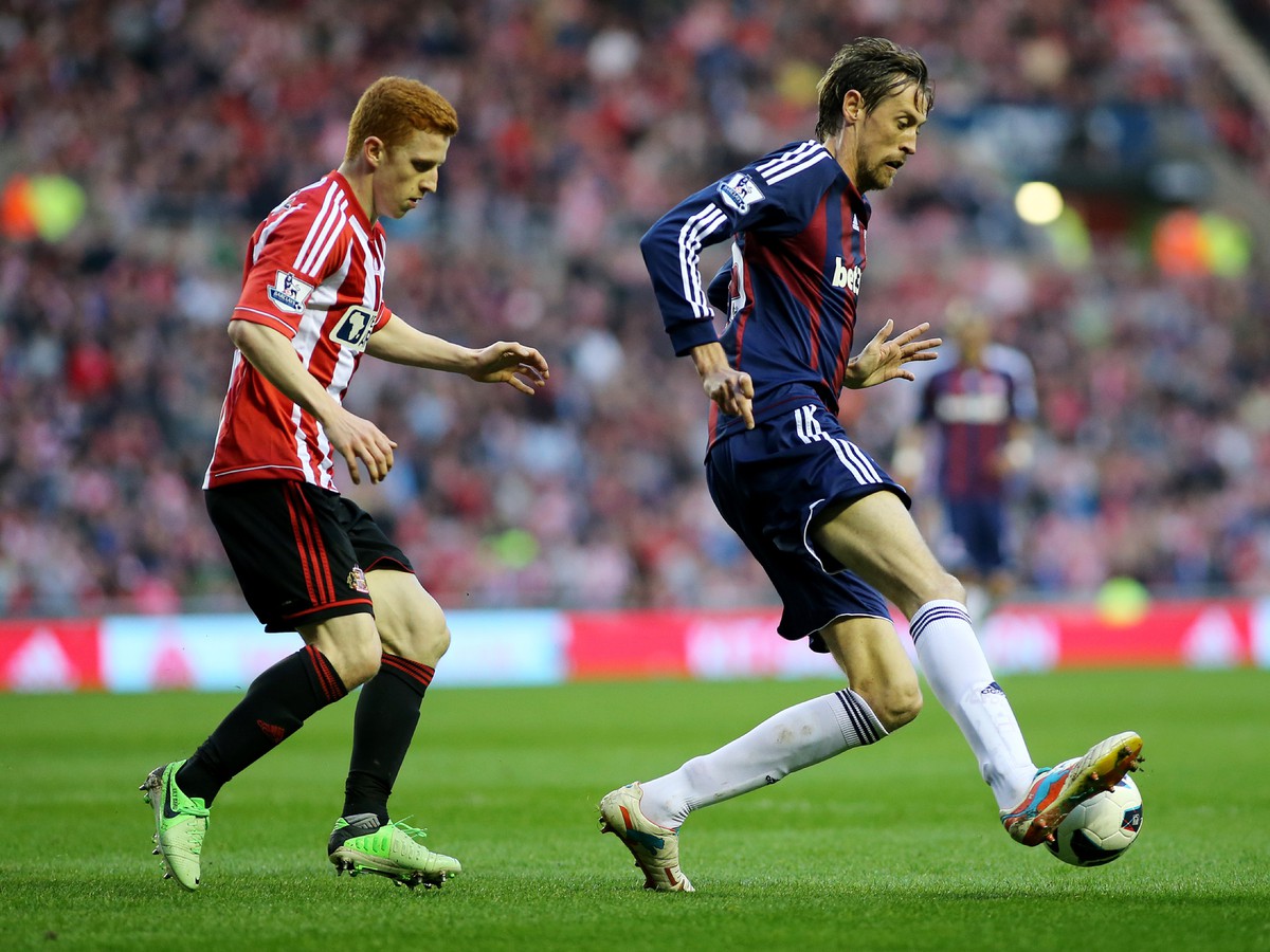 Peter Crouch a Jack Colback