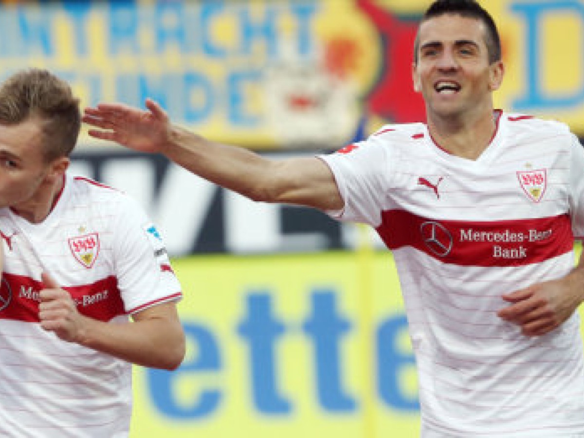Gólové oslavy futbalistov Stuttgartu