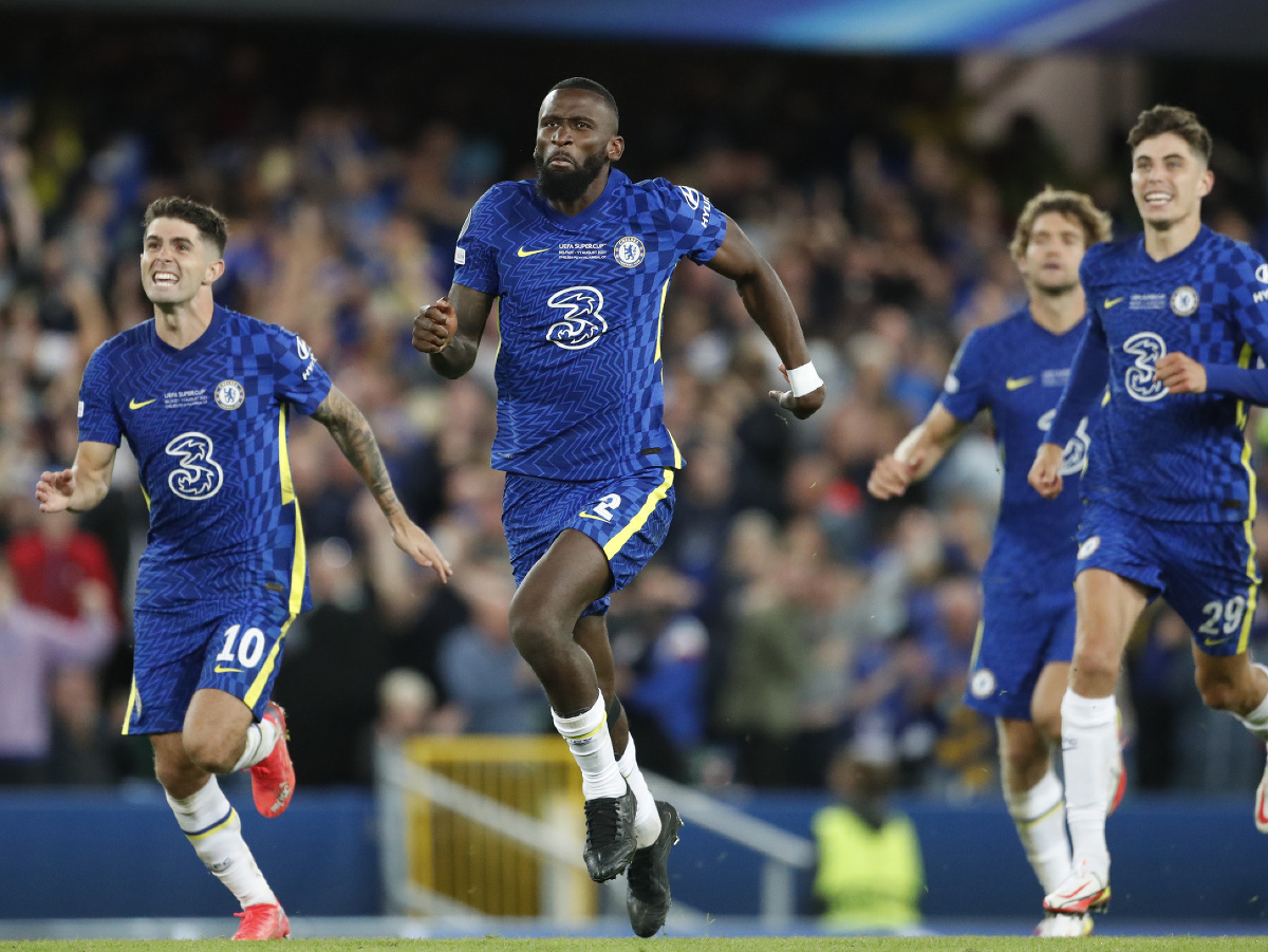 Hráči Chelsea sa radujú z víťazstva