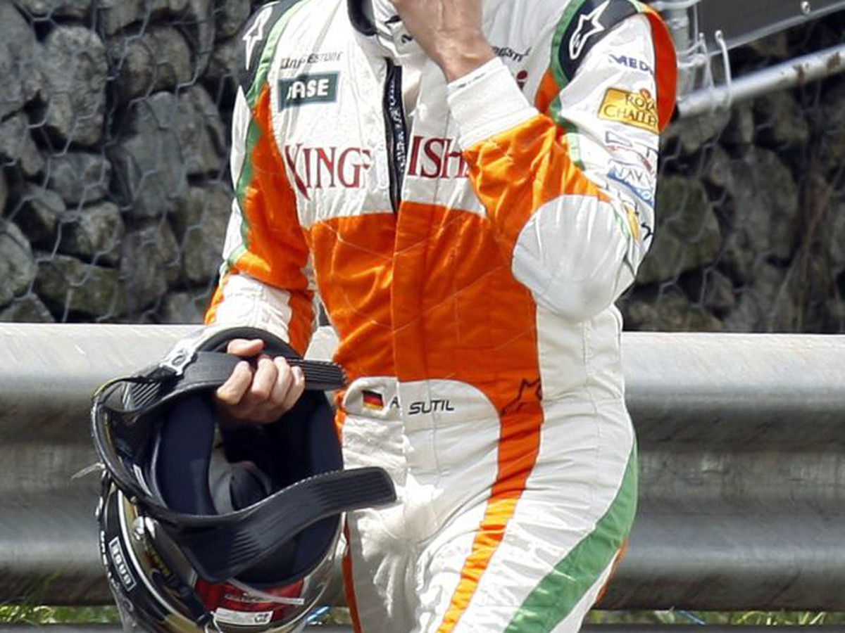 Adrian Sutil si v Brazílii dlho nezajazdil