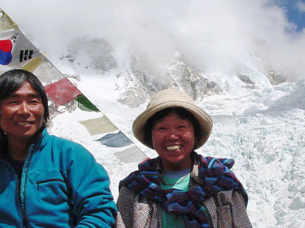 Tamae Watanabeová na  Mount Evereste