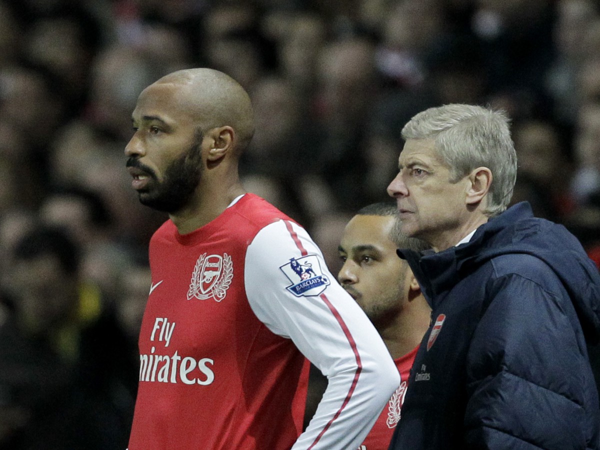 Thierry Henry a Arséne Wenger