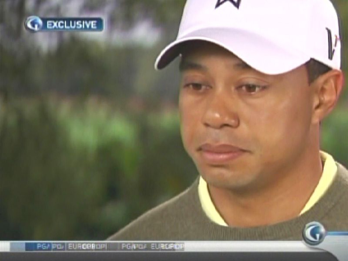 Tiger Woods po dlhej dobe na televíznej obrazovke