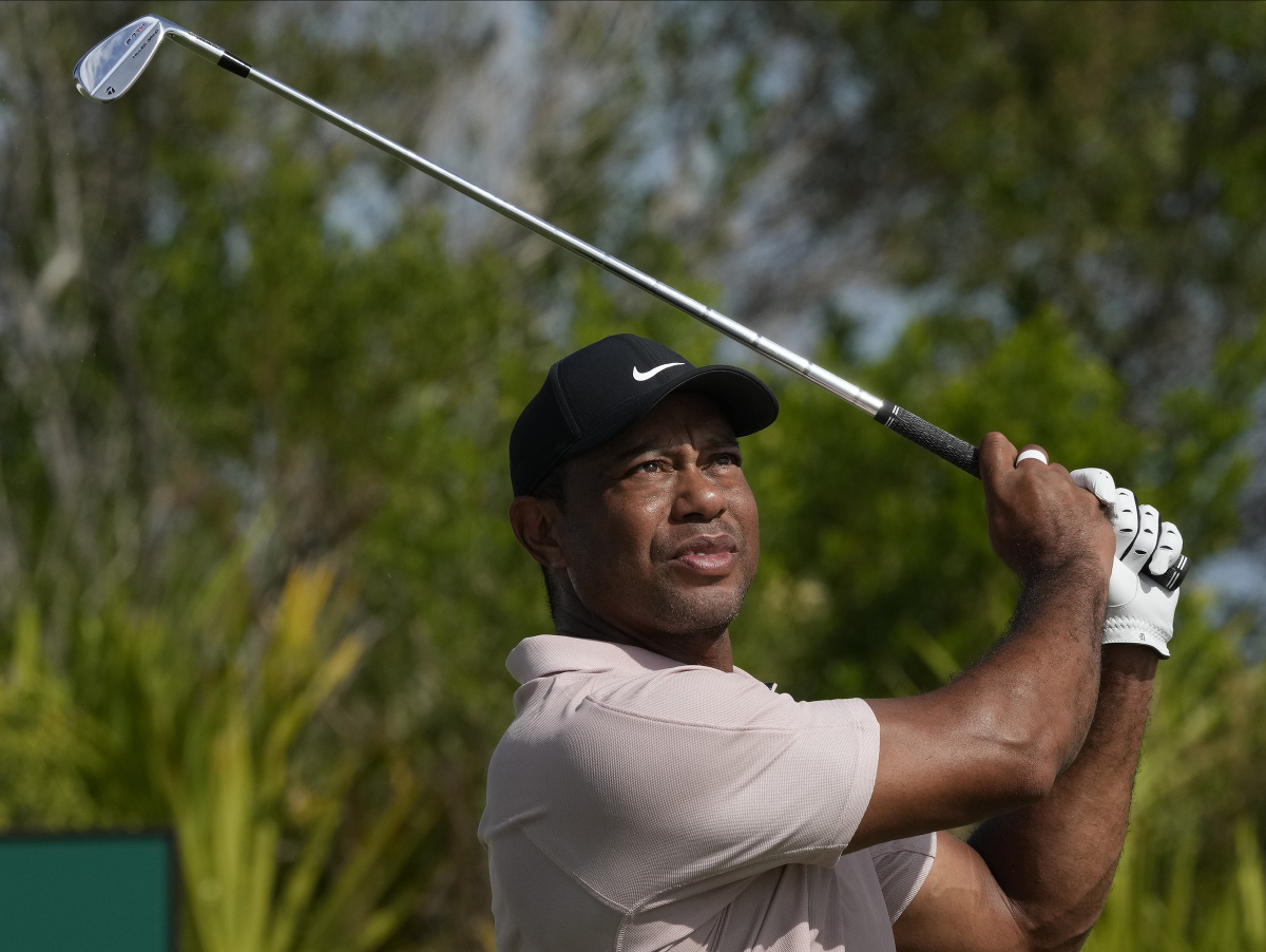 Tiger Woods na turnaji na Bahamách