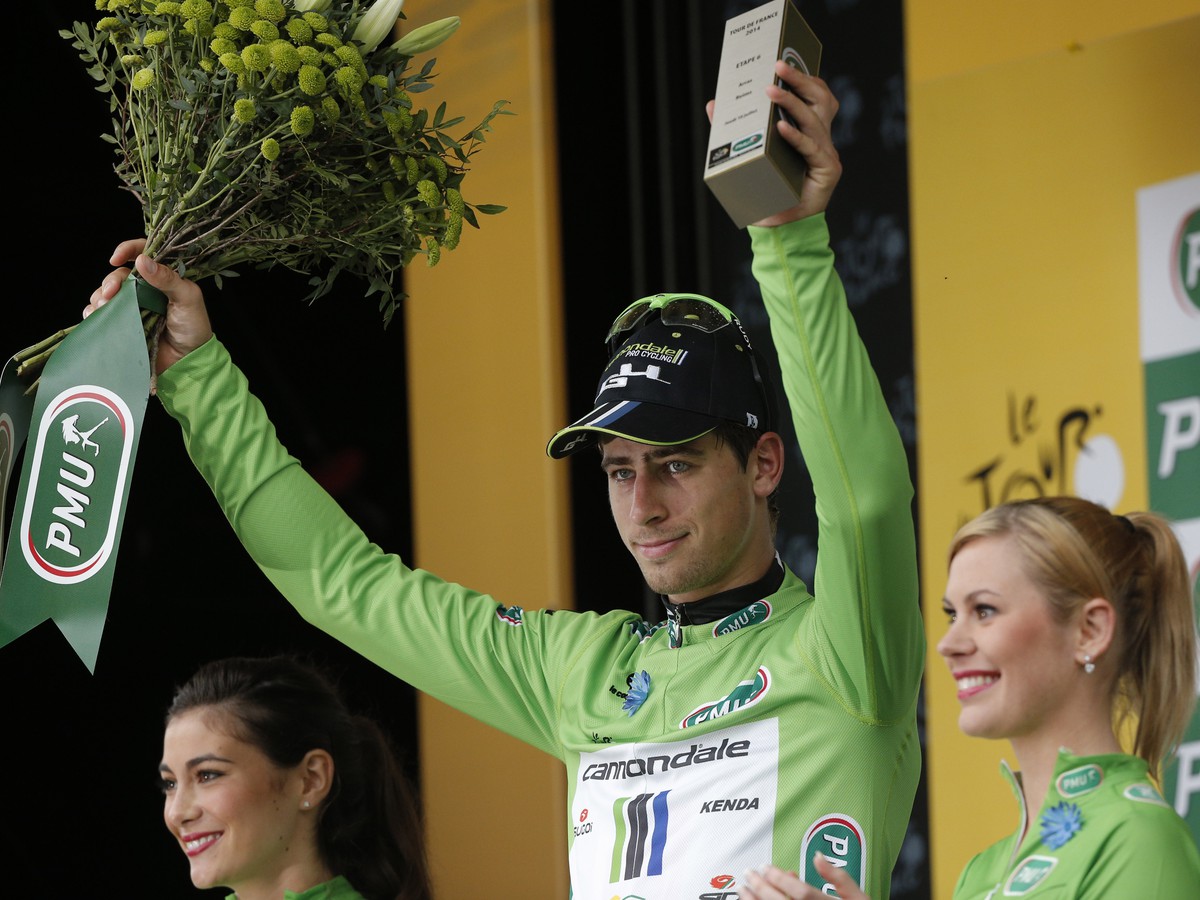 Peter Sagan si po šiestej etape opäť obliekol zelený dres
