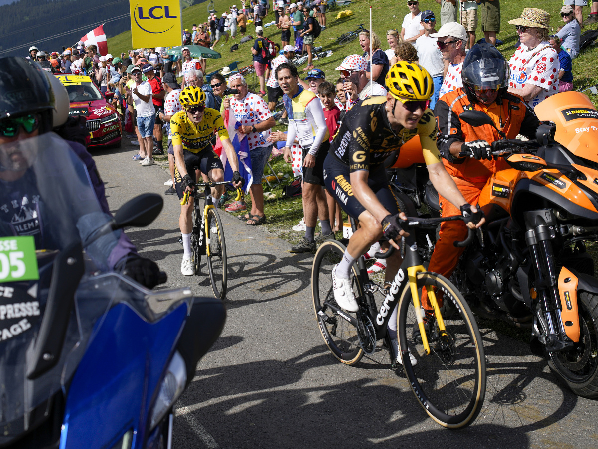 Wilco Kelderman (vpravo) počas minuloročnej účasti na Tour de France