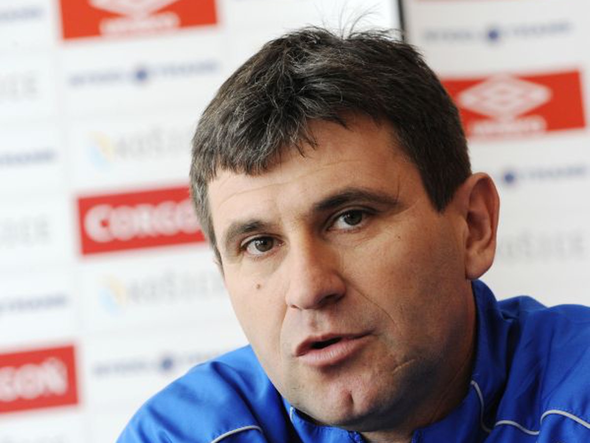 Tréner MFK Košice Goran Milojevič 