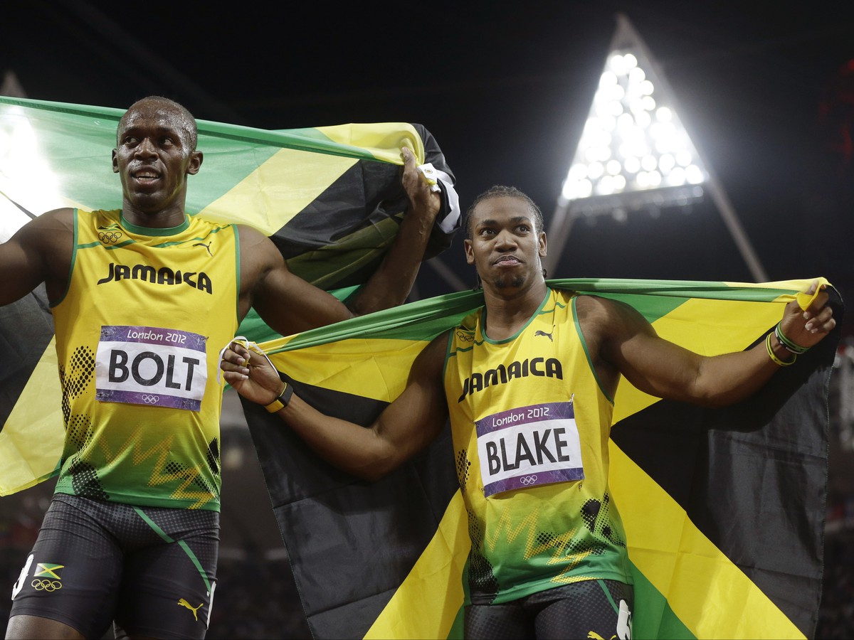 Usain Bolt a Yohann Blake