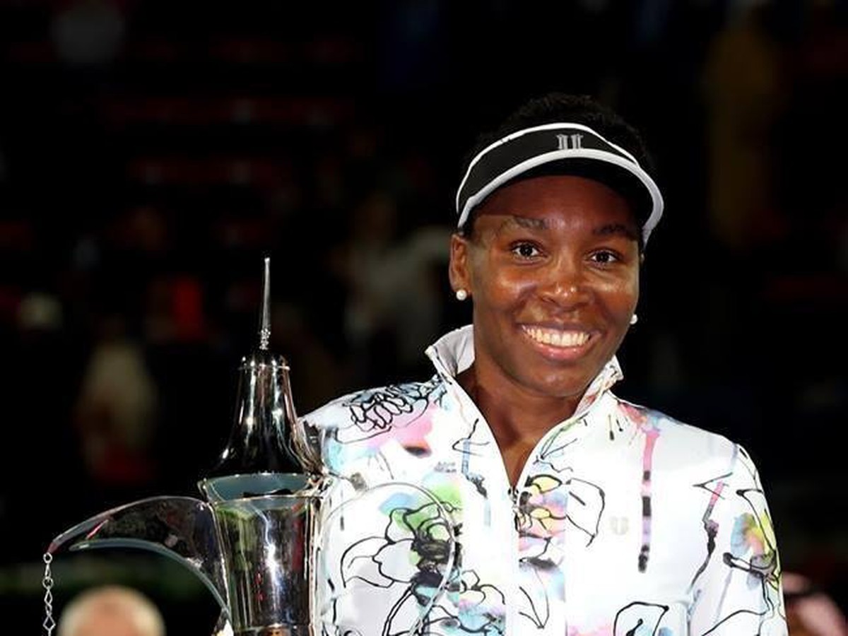Venus Williamsová s trofejou pre víťazku