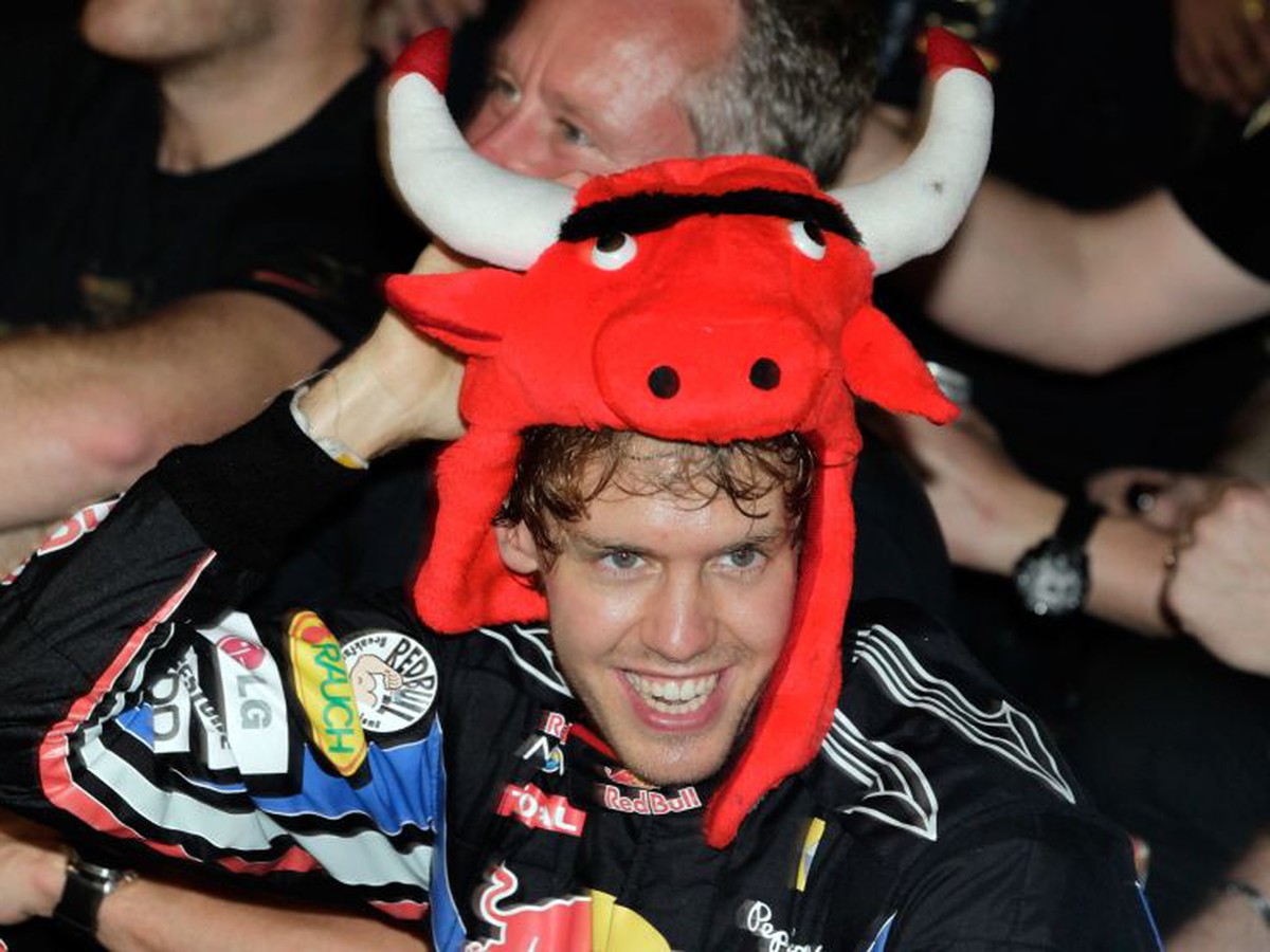Červený býk Sebastian Vettel